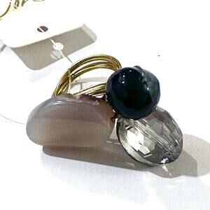 Wire wrapped stone Ring
